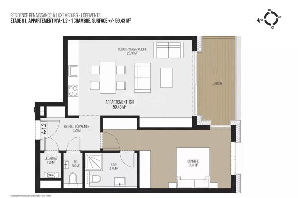 Appartement en vente à Luxembourg